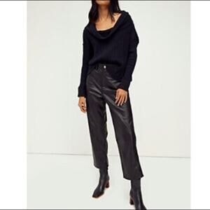 Free People Beach Stevie Pullover in Black Size Medium